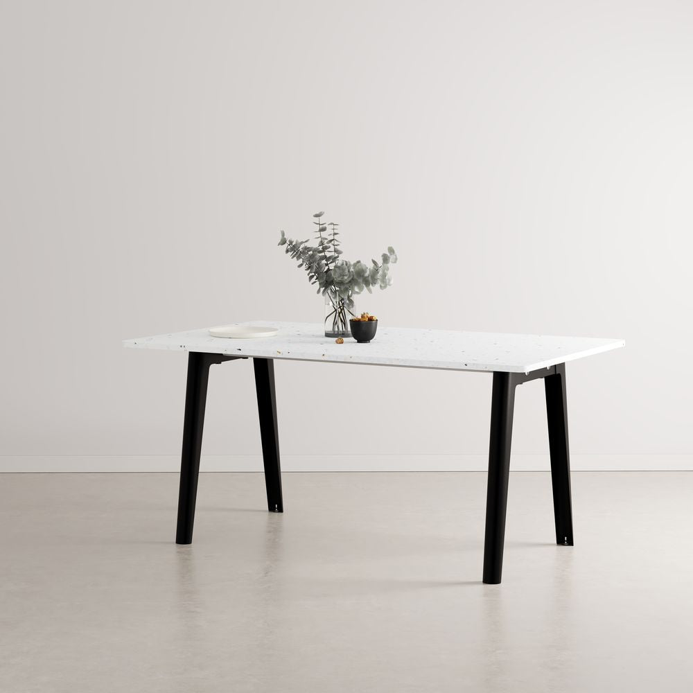 TIPTOE Dining Table New Modern Recycled Plastic Steel 160cm