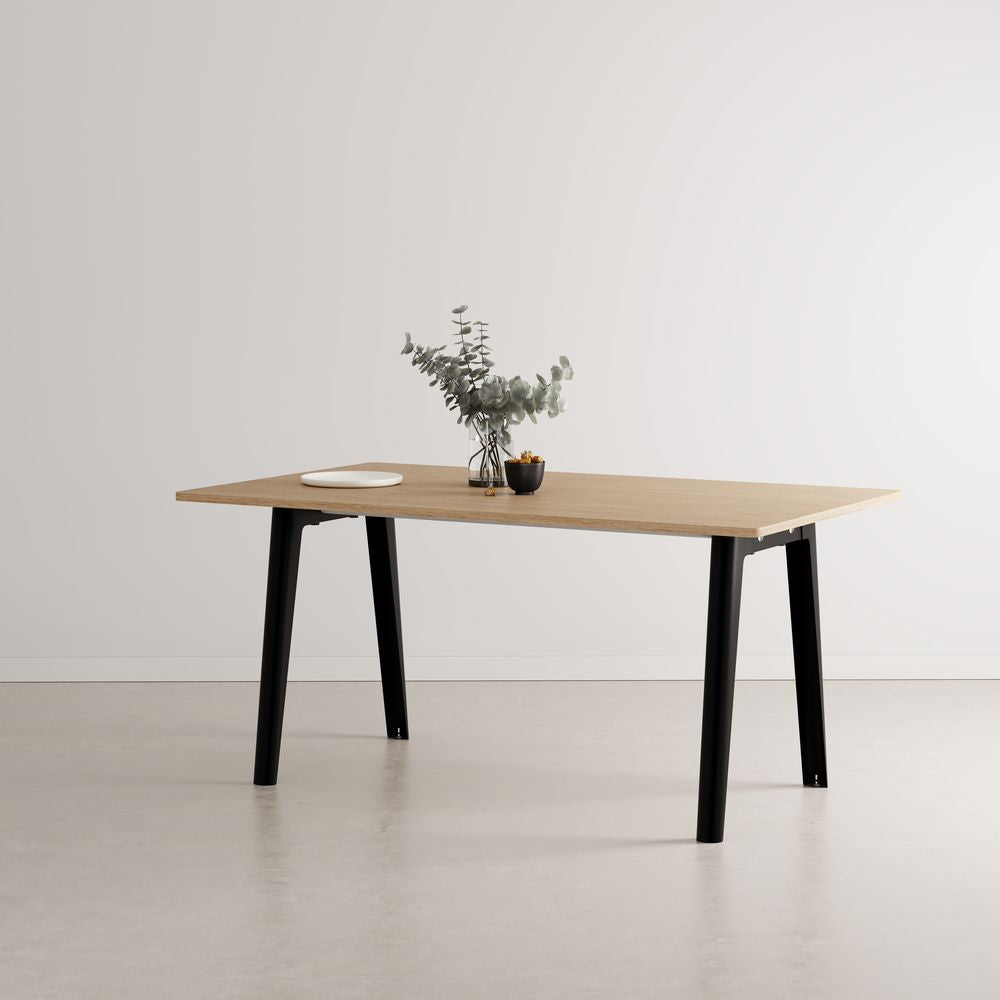 TIPTOE Dining Table New Modern Oak Steel Legs 160cm