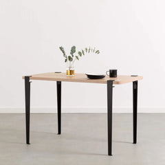 TIPTOE Dining Table Lobo Oak Steel Legs 120cm