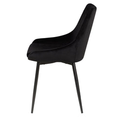 ZAGO Chair Bari metal legs velvet