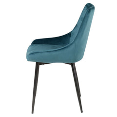 ZAGO Chair Bari metal legs velvet