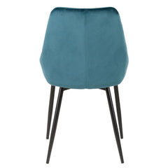 ZAGO Chair Bari metal legs velvet