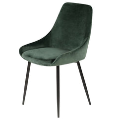 ZAGO Chair Bari metal legs velvet