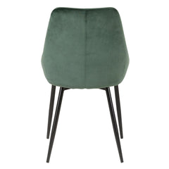 ZAGO Chair Bari metal legs velvet