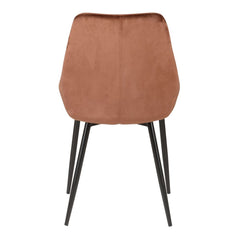 ZAGO Chair Bari metal legs velvet