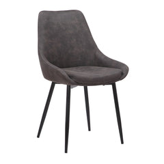 ZAGO Chair Bari metal legs velvet