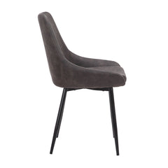 ZAGO Chair Bari metal legs velvet