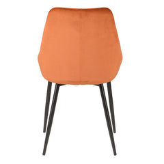 ZAGO Chair Bari metal legs velvet