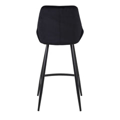ZAGO Bar Stool Bari metal legs velvet 67cm