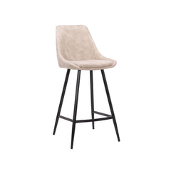 ZAGO Bar Stool Bari metal legs velvet 67cm