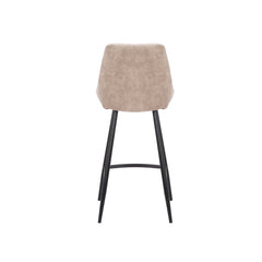 ZAGO Bar Stool Bari metal legs velvet 67cm