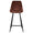 ZAGO Bar Stool Bari metal legs velvet 67cm