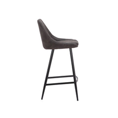 ZAGO Bar Stool Bari metal legs velvet 67cm