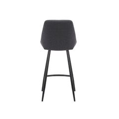 ZAGO Bar Stool Bari metal legs polyester fabric 67cm