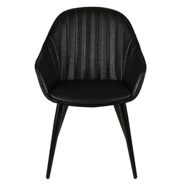 ZAGO Armchair Bari metal legs leatherette