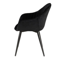 ZAGO Armchair Bari metal legs velvet