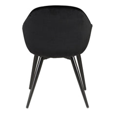 ZAGO Armchair Bari metal legs velvet