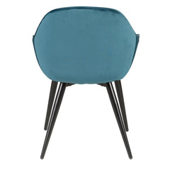 ZAGO Armchair Bari metal legs velvet
