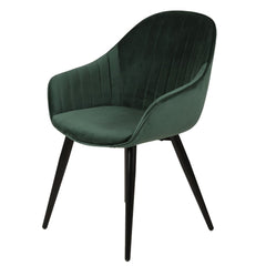 ZAGO Armchair Bari metal legs velvet