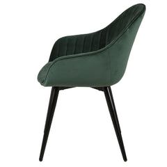 ZAGO Armchair Bari metal legs velvet