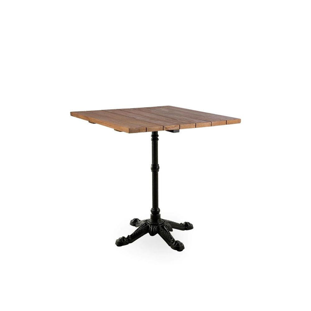 SIKA DESIGN Teak Table Lyon Café Square Outdoor