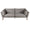 ZAGO Sofa 3-seater Brooks metal legs fabric grey