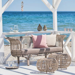 SIKA DESIGN Sofa Belladonna Rattan Outdoor