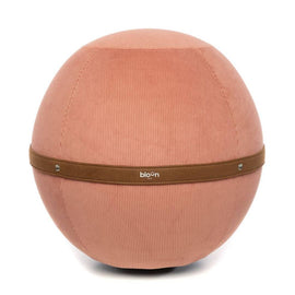 BLOON PARIS Inflated Seating Ball Corduroy Fabric Corail