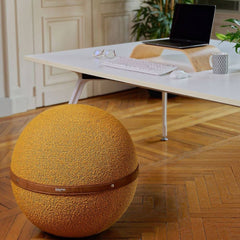 BLOON PARIS Inflated Seating Ball Terry Fabric Saffron