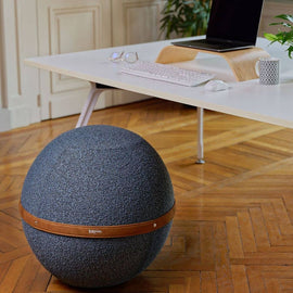 BLOON PARIS Inflated Seating Ball Terry Fabric Atlantic Blue