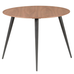 ZAGO Round Dining Table Calypso walnut Ø100cm