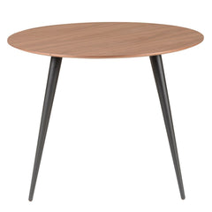 ZAGO Round Dining Table Calypso walnut Ø100cm