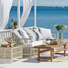 SIKA DESIGN Sofa Caroline Rattan Outdoor
