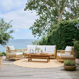 SIKA DESIGN Lounge Armchair Caroline Rattan Outdoor