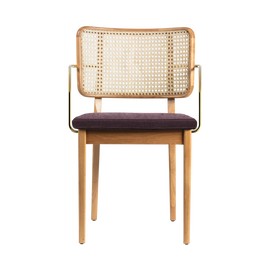 RED EDITION Chair Cane With Armrest Prune