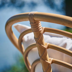 SIKA DESIGN Lounge Armchair Charlottenborg Rattan Outdoor