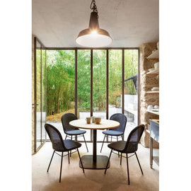 VINCENT SHEPPARD Dining Chair Yann Steel A Base