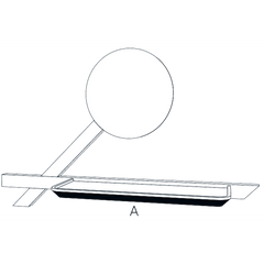 DRUGEOT Shelf Mirror Dernier Coup D’Oeil