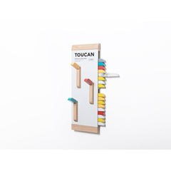 DRUGEOT Coat Hook Toucan Turquoise Blue