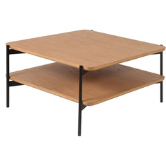 ZAGO Coffee Table Easy metal legs oak 70cm