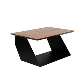 MAZE Bedside Table Edgy Walnut