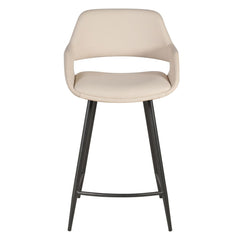 ZAGO Bar Stool Esmee metal legs fabric seat 67cm