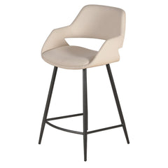 ZAGO Bar Stool Esmee metal legs fabric seat 67cm