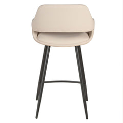 ZAGO Bar Stool Esmee metal legs fabric seat 67cm