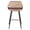 ZAGO Bar Stool Esmee metal legs velvet seat 67cm