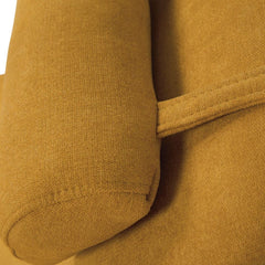 ZAGO Rocking Chair Evy wood legs fabric seat