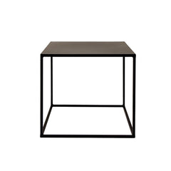 ZAGO Side Table Expo black metal 40cm