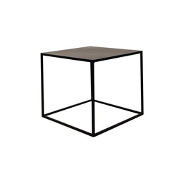ZAGO Side Table Expo black metal 40cm
