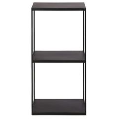 ZAGO Wall Shelf Expo 3 levels black metal 86cm