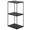 ZAGO Wall Shelf Expo 3 levels black metal 86cm